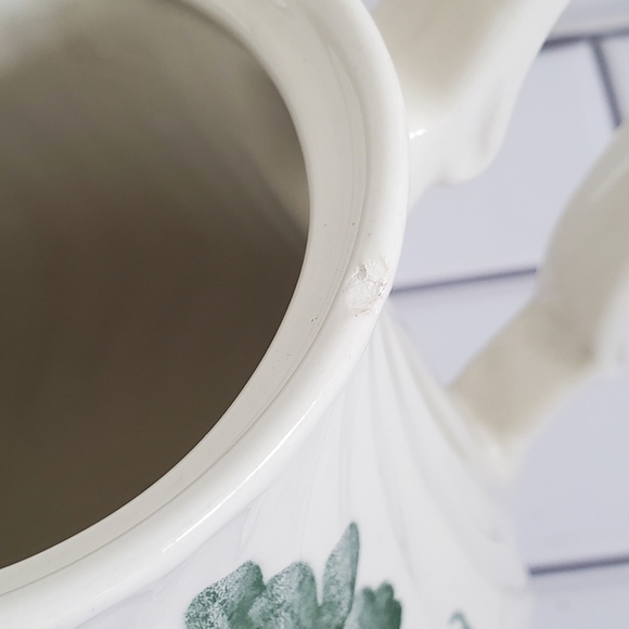 Made in Portugal Medium size Ceramic Pitcher Green - Picture 8 of 12